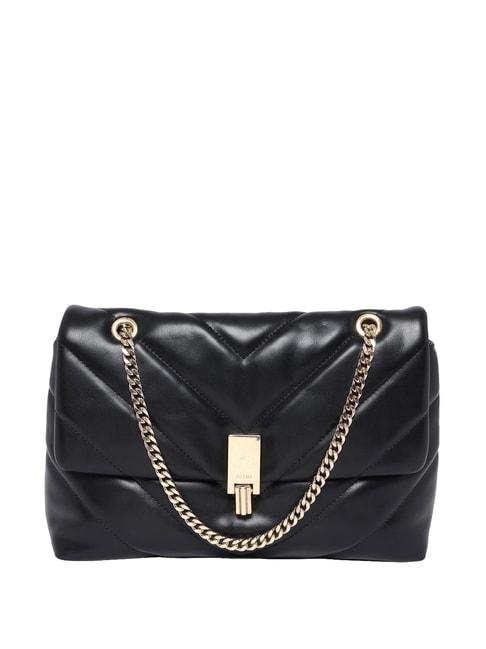 aldo-black-quilted-medium-sling-handbag