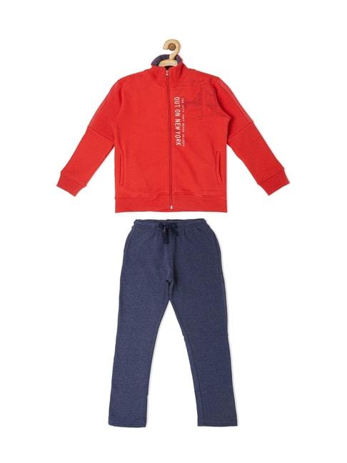 sweet-dreams-kids-red-&-navy-printed-full-sleeves-jacket-with-trackpants