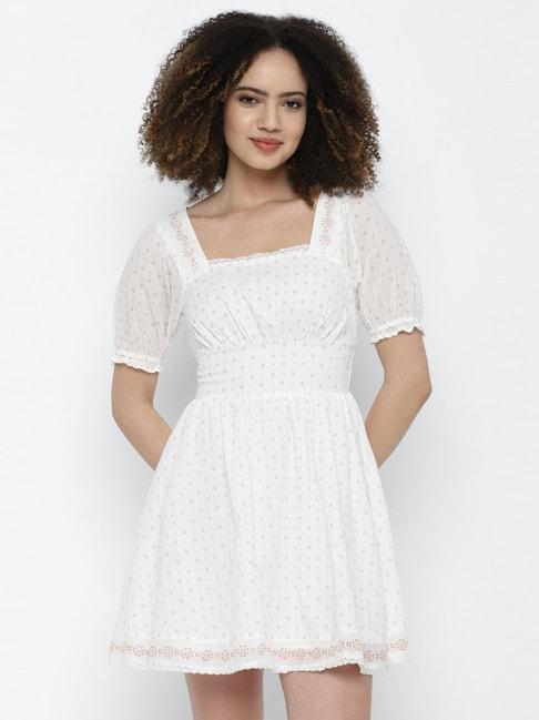 american-eagle-outfitters-white-cotton-floral-print-a-line-dress