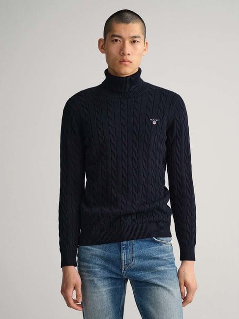 gant-navy-high-neck-sweater