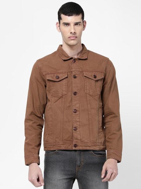 wrangler-brown-regular-fit-jacket