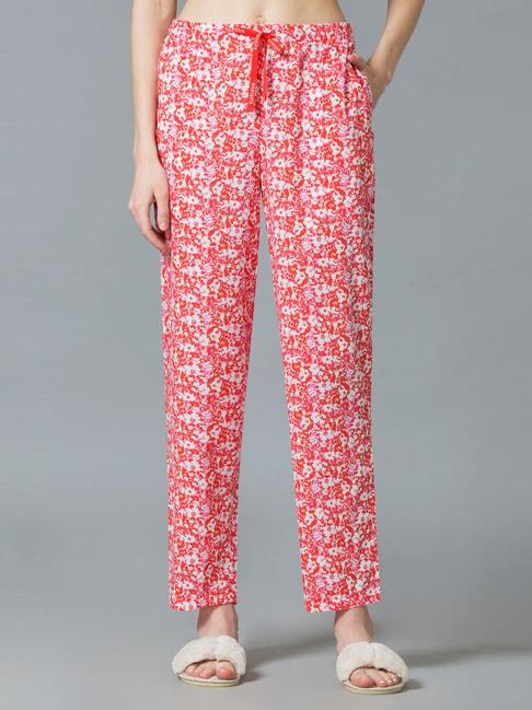 van-heusen-coral-printed-pyjamas