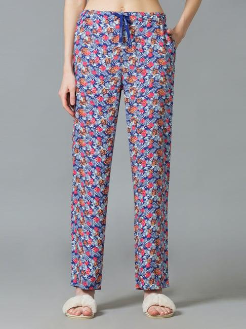 van-heusen-blue-printed-pyjamas