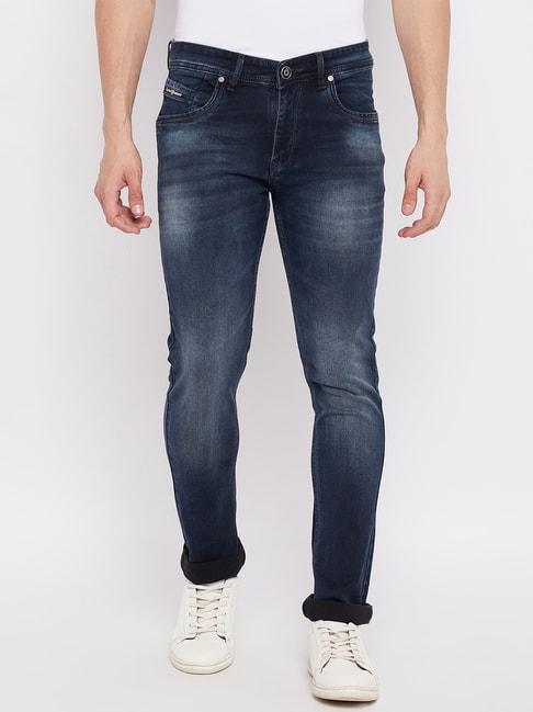 duke-dark-blue-slim-fit-lightly-washed-jeans