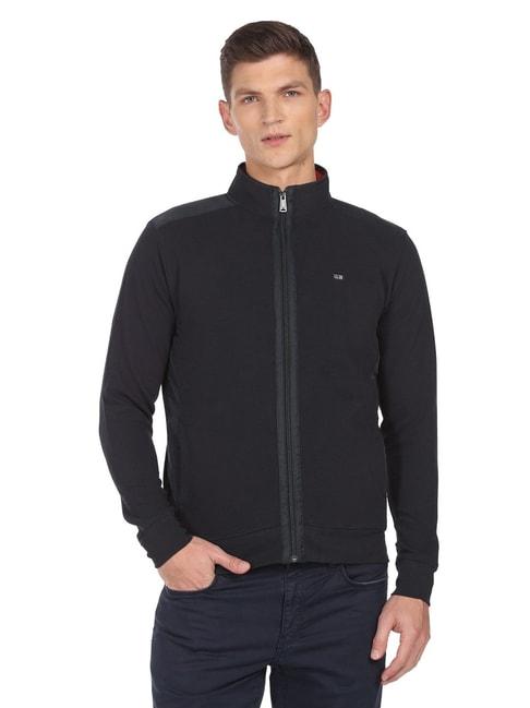 arrow-sport-navy-cotton-regular-fit-sweatshirt