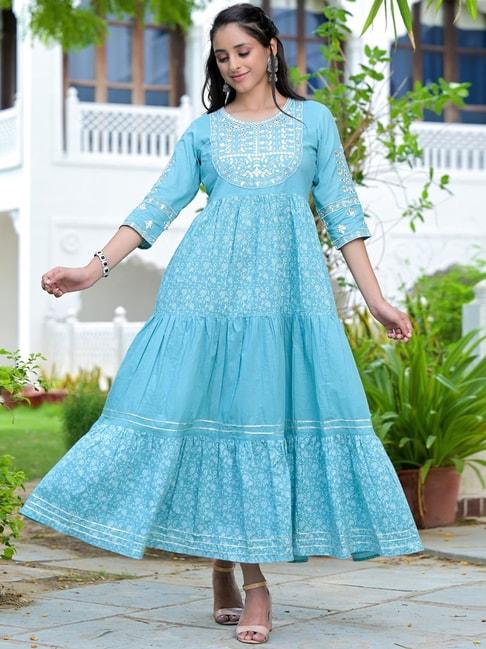 yufta-sky-blue-pure-cotton-embroidered-maxi-dress