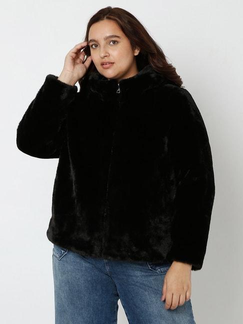 vero-moda-curve-black-hooded-jacket