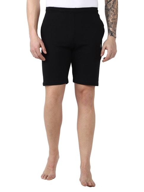 dyca-black-regular-fit-shorts
