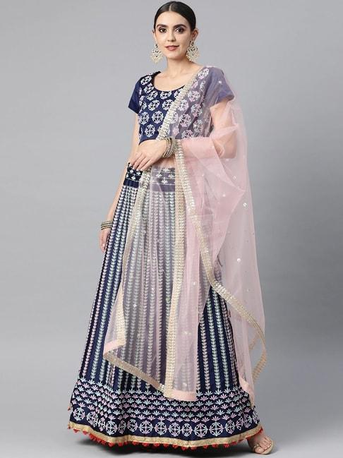 readiprint-fashions-blue-embroidered-lehenga-choli-set-with-dupatta