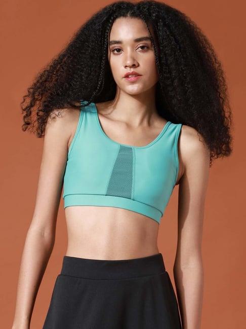 only-green-round-neck-printed-sports-bra
