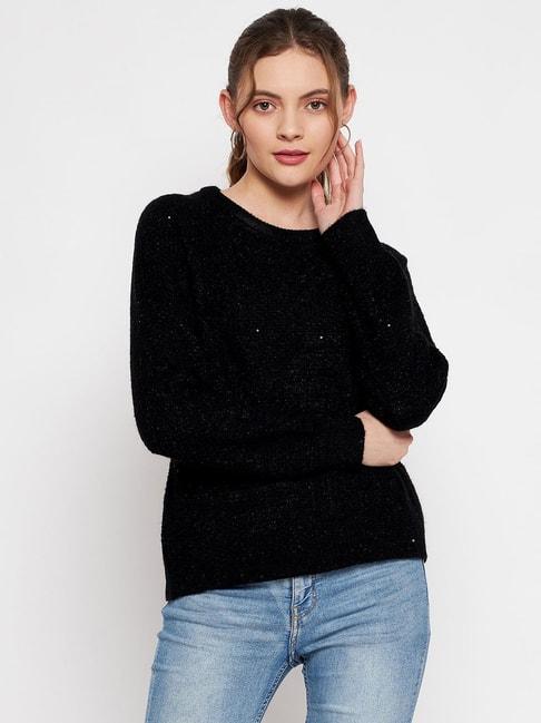 madame-black-embellished-sweater