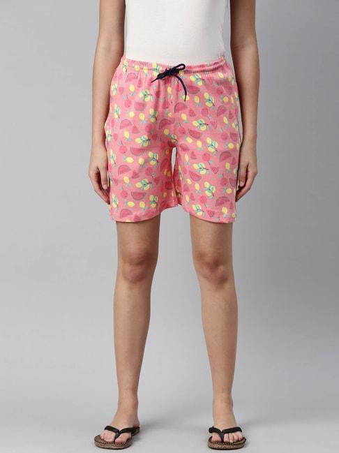 kryptic-coral-printed-shorts