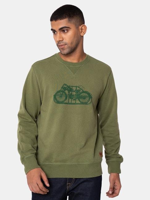 royal-enfield-green-round-neck-sweatshirt