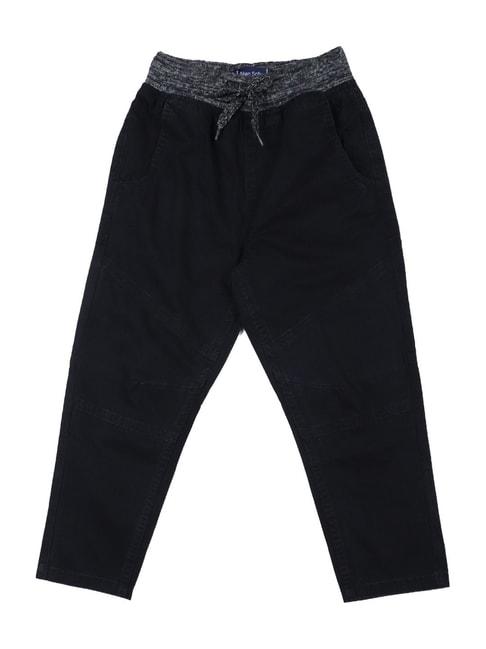 allen-solly-junior-black-cotton-regular-fit-trousers