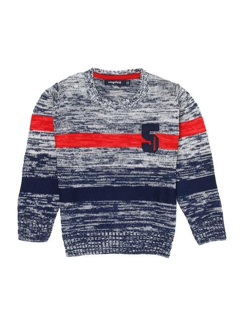 wingsfield-kids-blue&-red-striped-full-sleeves-pullover