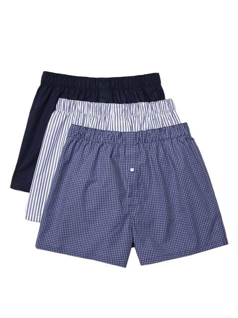 lacoste-blue-cotton-classic-fit-striped-boxers