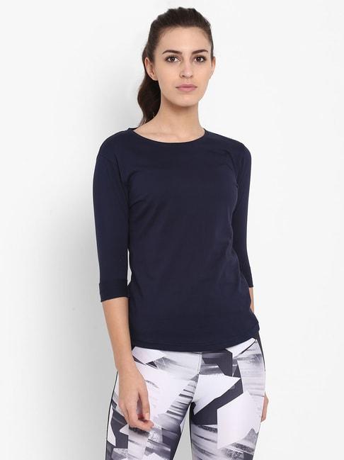 appulse-navy-cotton-slim-fit-t-shirt