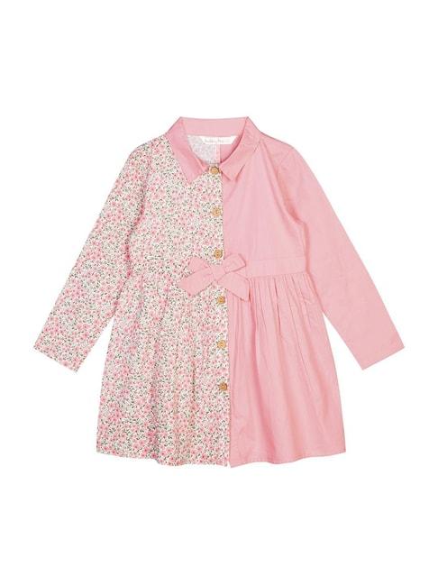 budding-bees-kids-pink-cotton-printed-full-sleeves-dress
