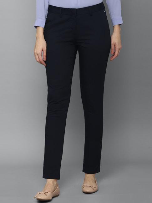 allen-solly-navy-cotton-mid-rise-trousers