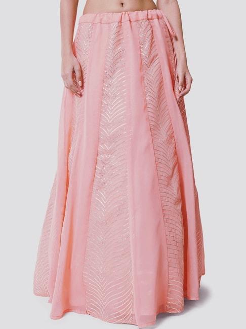 studiorasa-pink-regular-fit-skirt