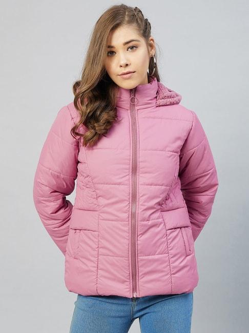 carlton-london-pink-hooded-jacket