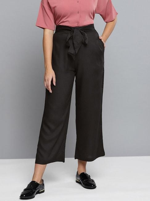 carlton-london-black-high-rise-regular-fit-parallel-trousers