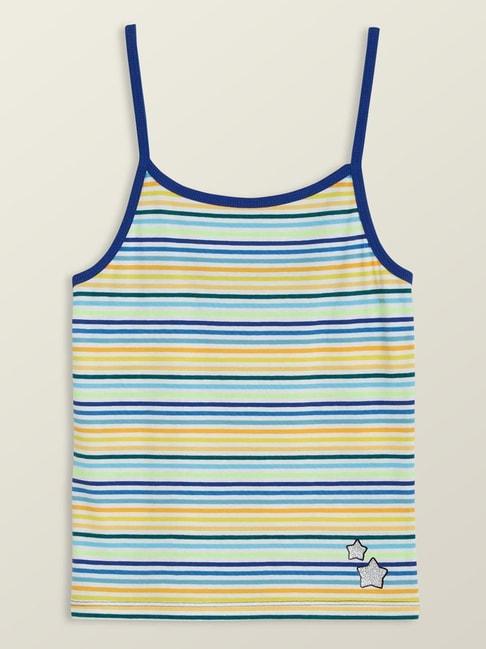 xy-life-kids-blue-&-yellow-striped-camisole