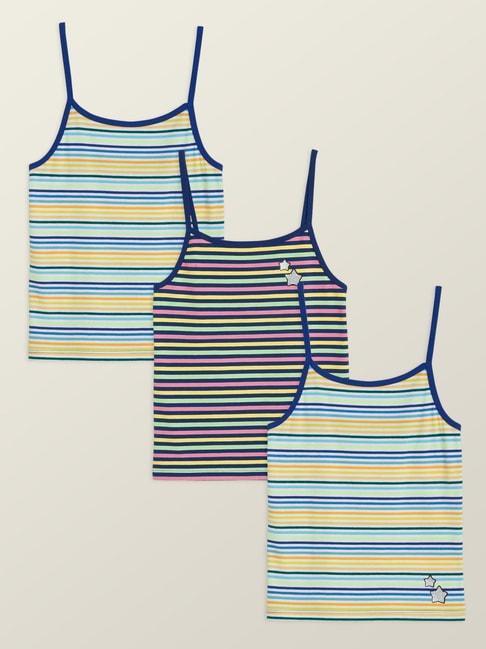 xy-life-kids-multicolor-striped-camisole-(pack-of-3)