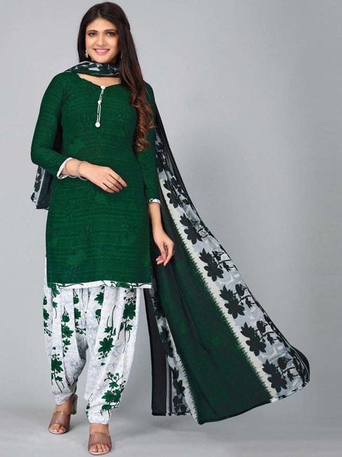 satrani-bottle-green-printed-unstitched-crepe-dress-material