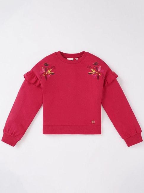 ed-a-mamma-kids-red-cotton-embroidered-full-sleeves-sweatshirt