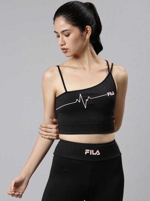 fila-black-graphic-print-sports-bra