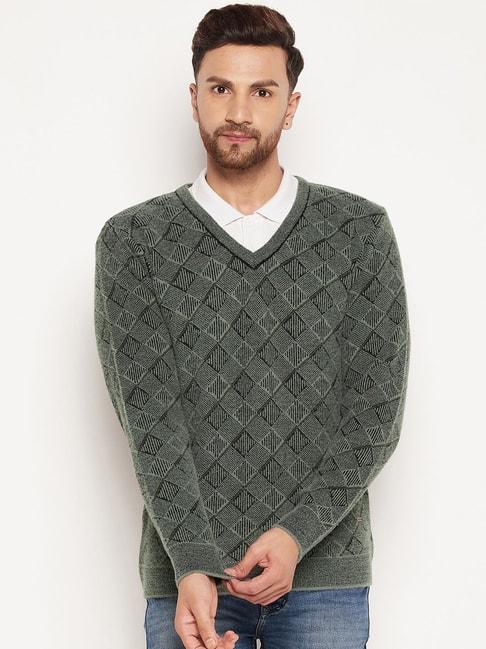 duke-sage-green-regular-fit-checks-sweater