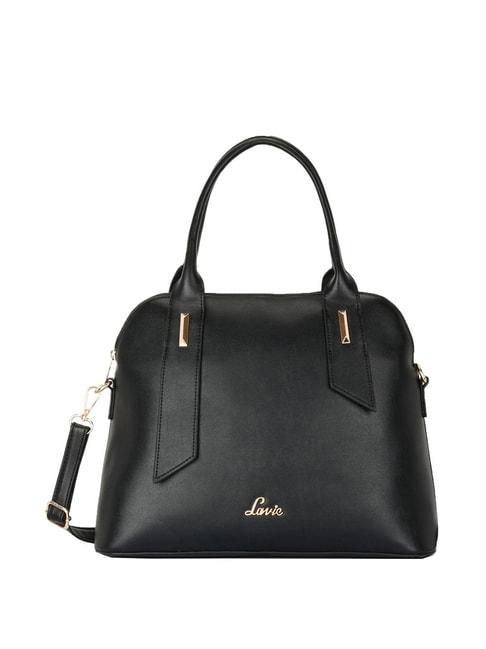 lavie-black-solid-large-handbag