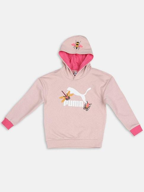 puma-kids-rose-pink-cotton-printed-full-sleeves-hoodie