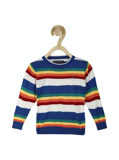 allen-solly-kids-multicolor-self-design-full-sleeves-sweater