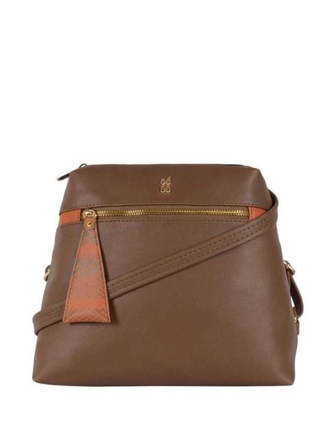 baggit-brown-medium-backpack
