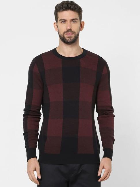 selected-homme-winetasting-cotton-regular-fit-checks-sweatshirt