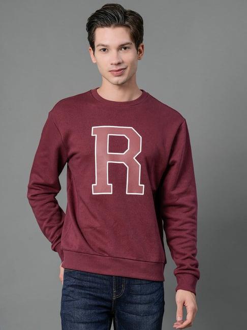 red-tape-plum-regular-fit-printed-sweatshirt
