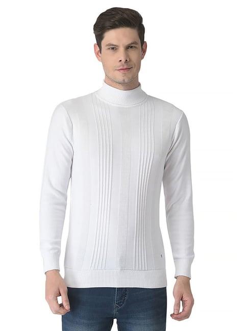 turtle-white-cotton-regular-fit-self-desgin-sweater