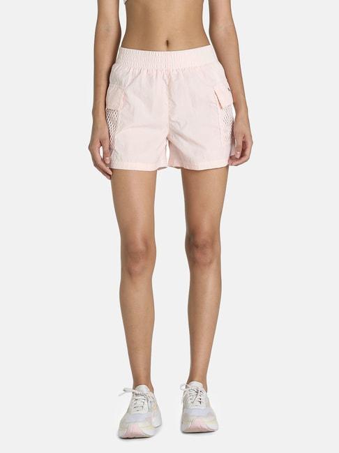 puma-light-pink-regular-fit-shorts