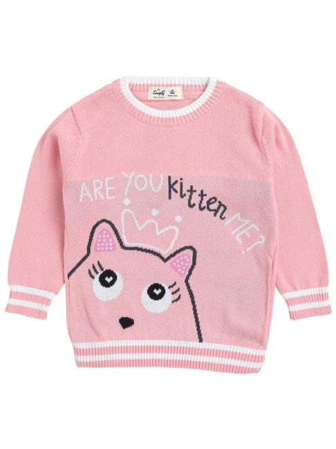 simply-kids-pink-self-design-full-sleeves-sweater