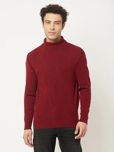 crimsoune-club-maroon-regular-fit-high-neck-sweater