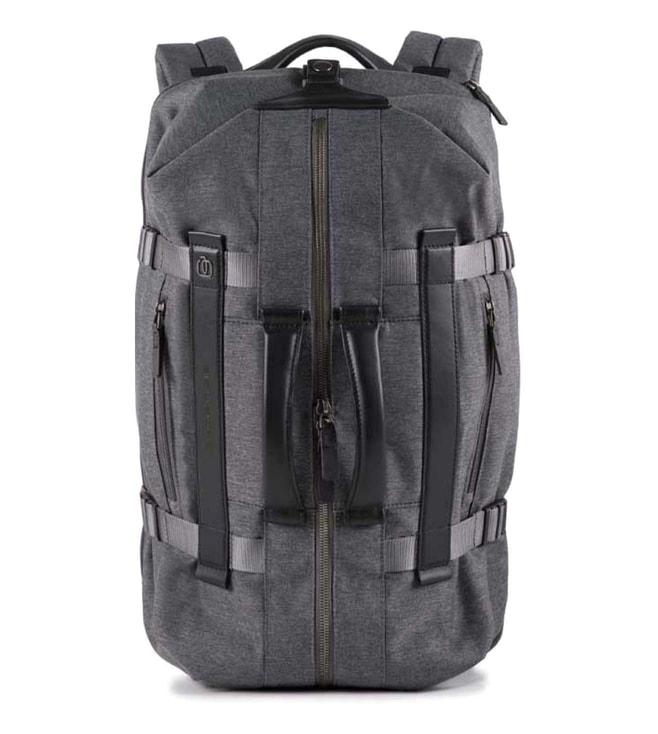 piquadro-ross-grey-travel-backpack