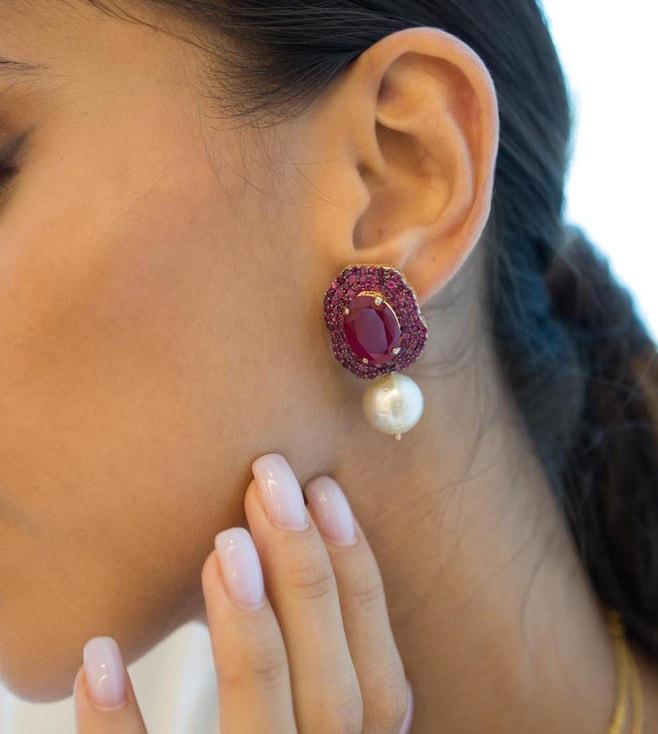 uncut-by-aditi-ruby-classic-earrings-with-detachable-south-sea-pearl-drop-in-gold