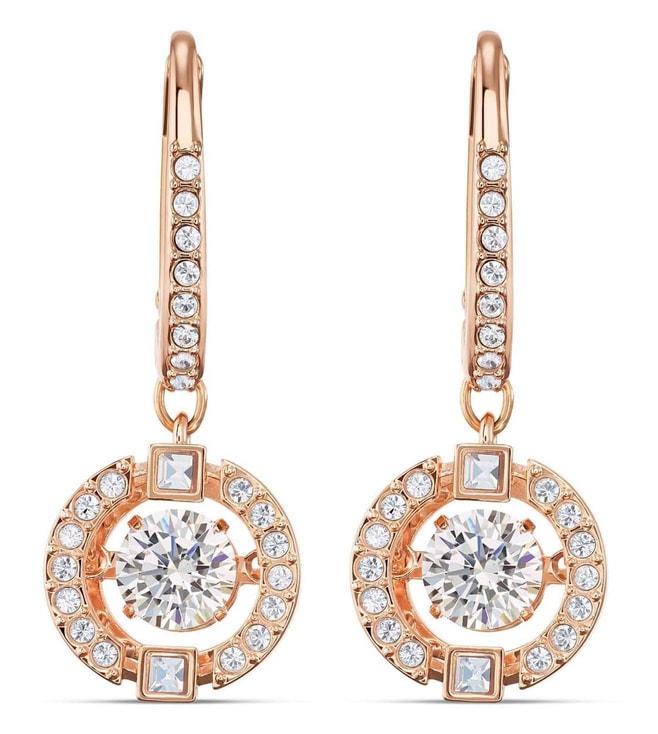 swarovski-white-rose-gold-tone-plated-round-cut-swarovski-sparkling-dance-drop-earrings