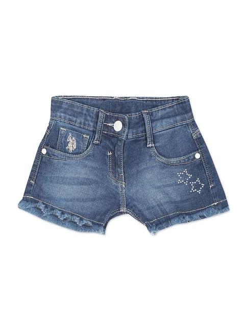 u.s.-polo-assn.-kids-blue-cotton-embellished-shorts