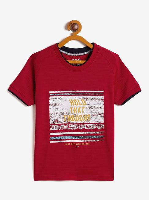 duke-kids-red-printed-t-shirt