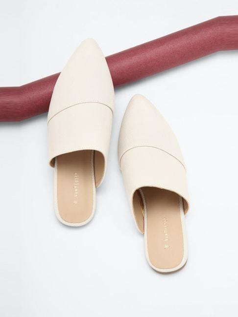 van-heusen-women's-white-mule-shoes