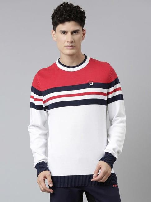 fila-siro-white-regular-fit-striped-sweater