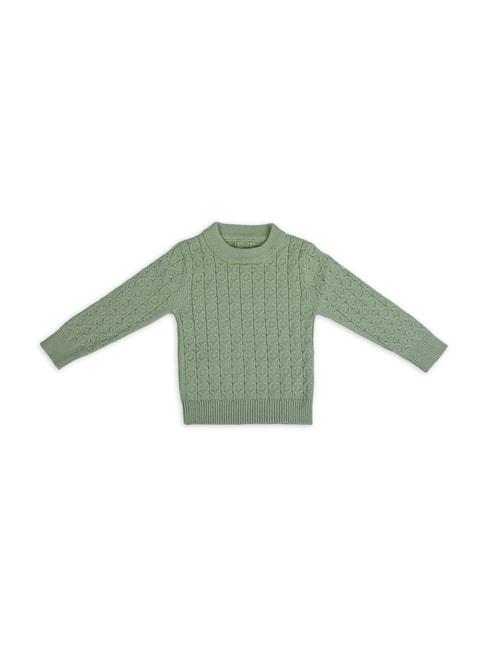 baby-moo-kids-olive-green-textured-pattern-full-sleeves-sweater